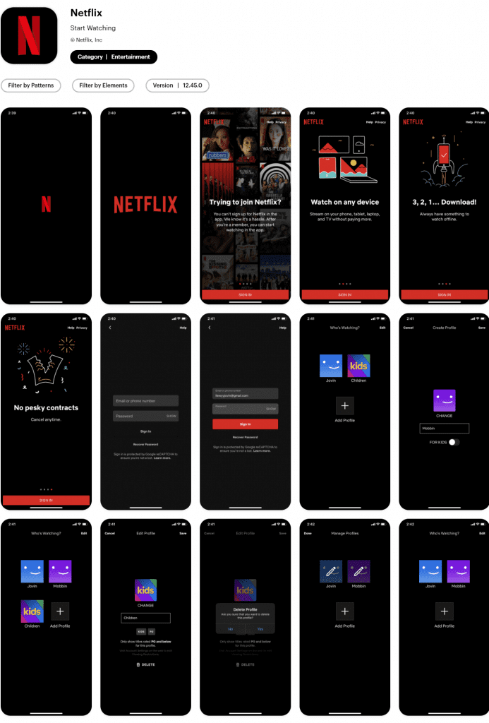 سازگاری طرح و رنگ در Netflix
